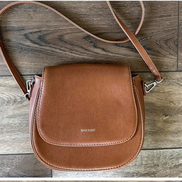 Matt & Nat Handbags - Matt & Nat Rubicon Saddle Crossbody Bag - Vintage Collection